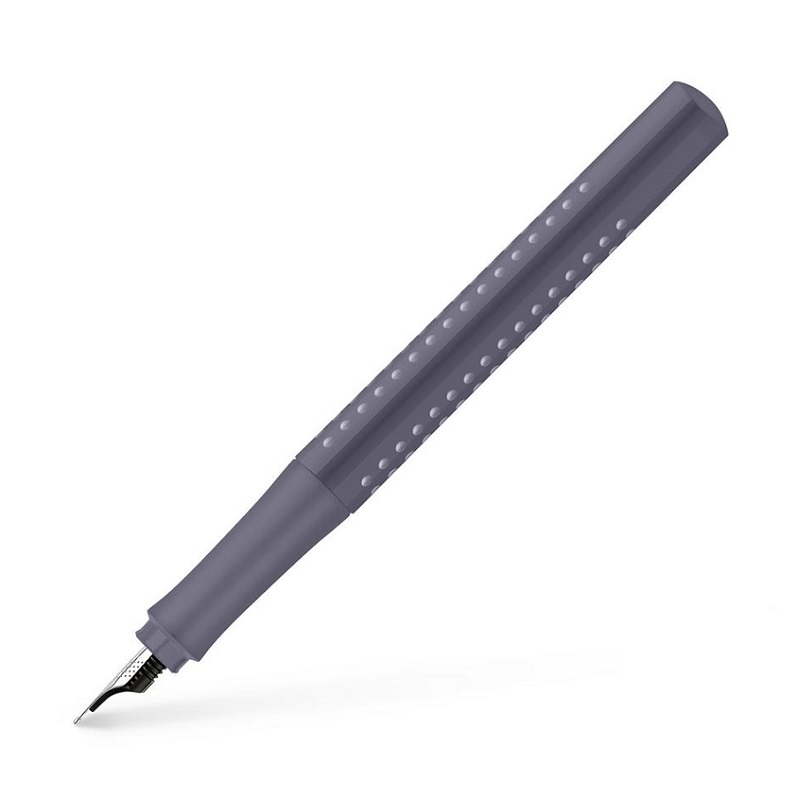 FABER-CASTELL plnící pero Grip "F", šedé