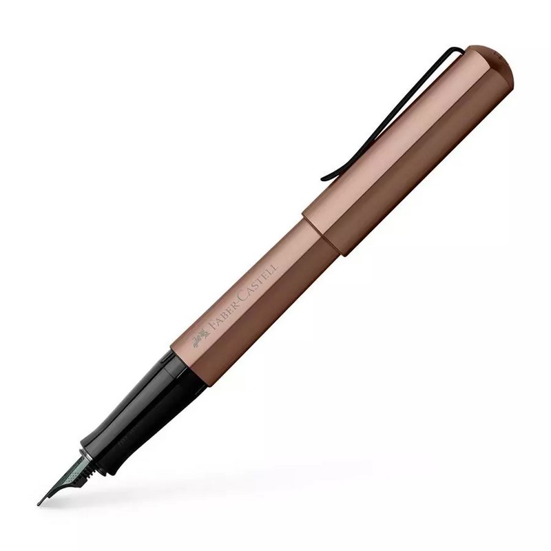 FABER-CASTELL plnící pero Hexo "M", bronzové