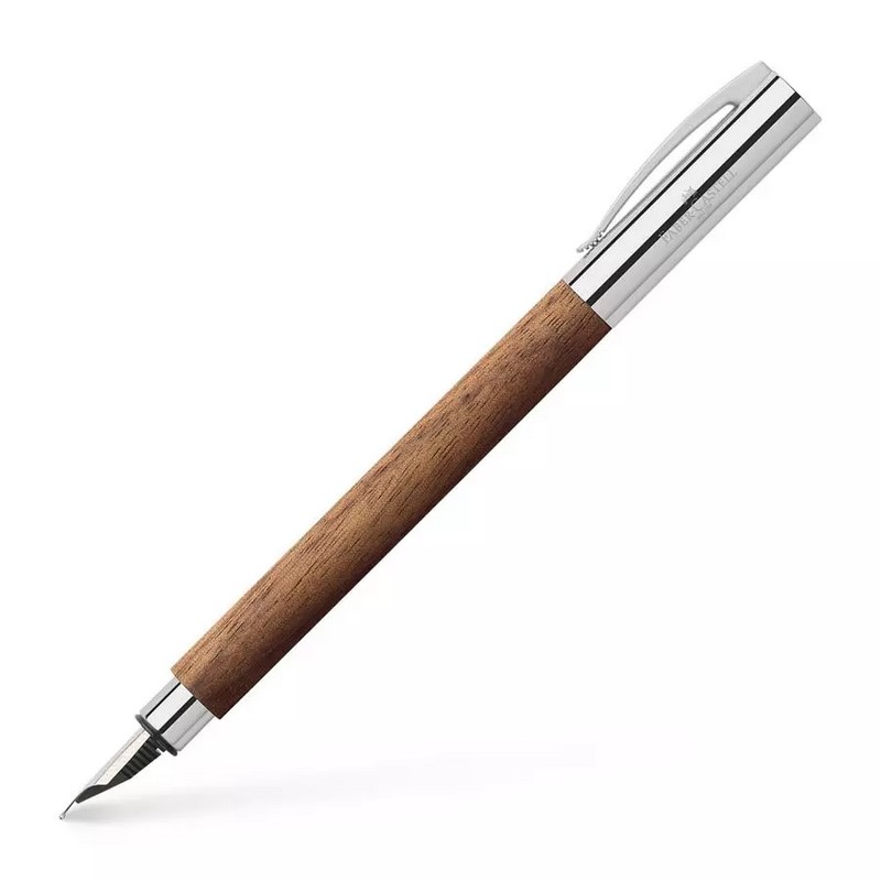 FABER-CASTELL plnící pero Ambition Walnut Wood "M"