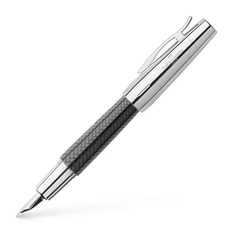 FABER-CASTELL plnící pero E-motion Precious Resin Parquet "M"