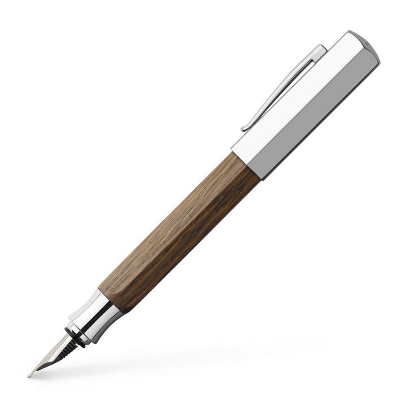 FABER-CASTELL plnící pero Ondoro Smoked Oak "M"