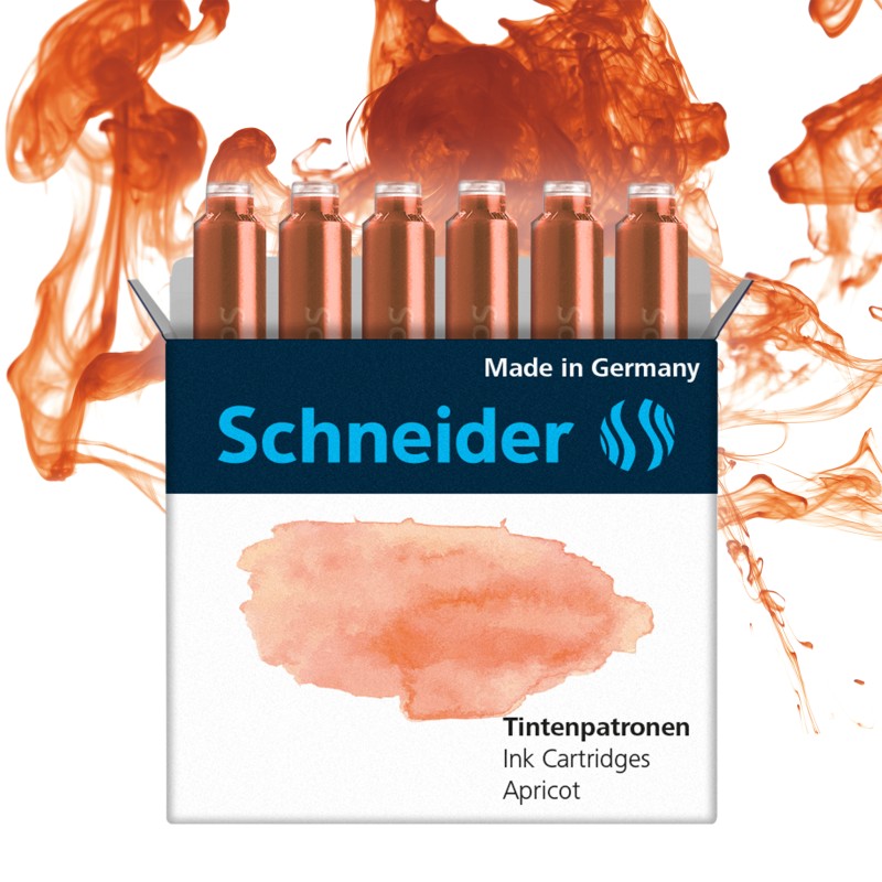Inkoustové bombičky SCHNEIDER 6ks, oranžové