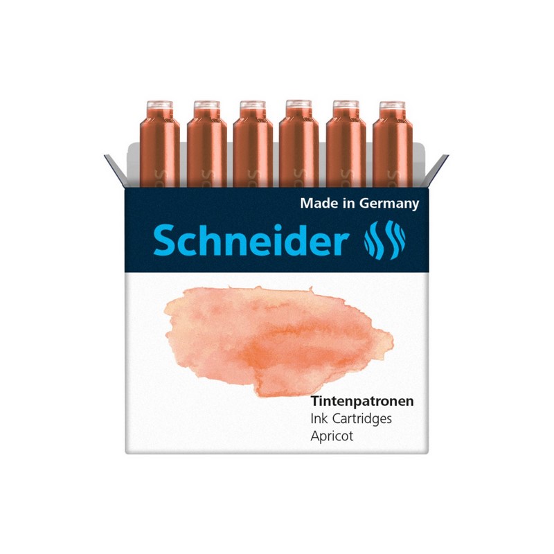Inkoustové bombičky SCHNEIDER 6ks, oranžové