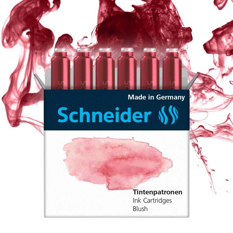 Inkoustové bombičky SCHNEIDER 6ks, vínové