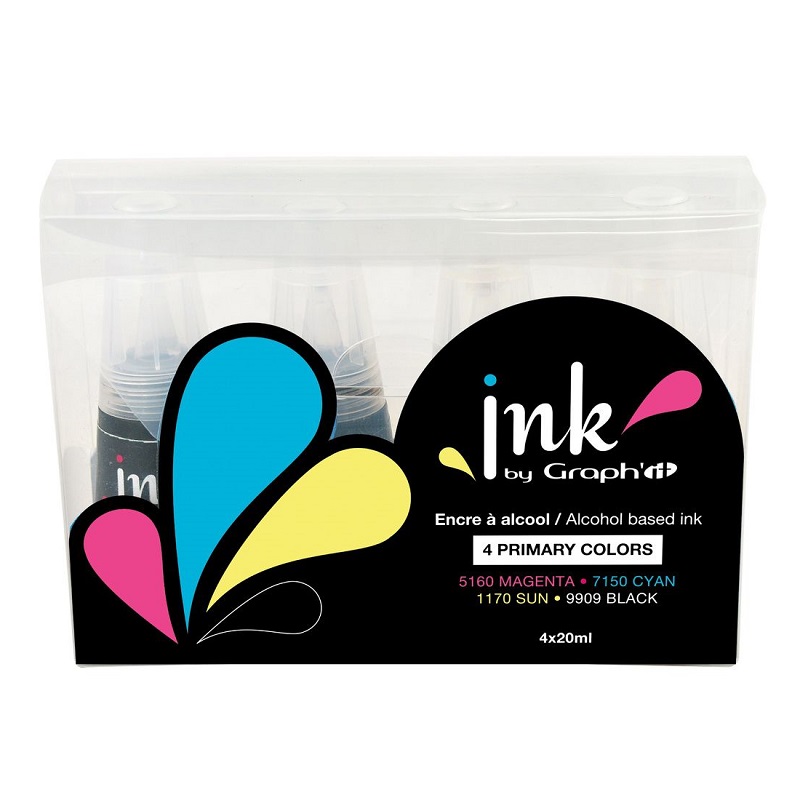 Lihové inkousty GRAPH'IT Ink 25ml, 4ks základní