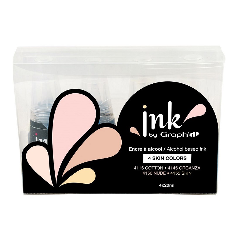 Lihové inkousty GRAPH'IT Ink 25ml, 4ks pleťové