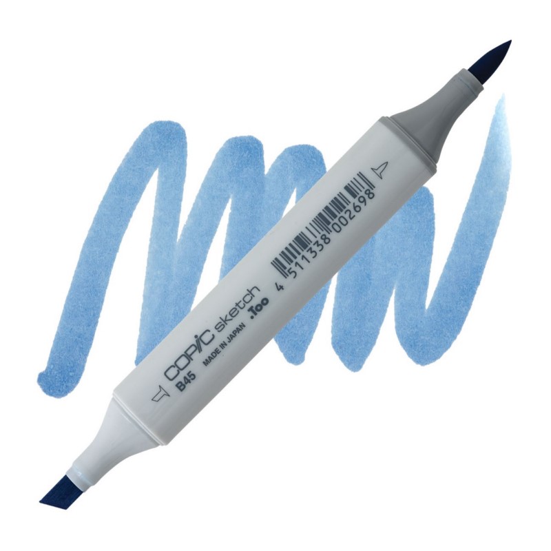 Lihová fixa COPIC Sketch oboustranná Brush & Chisel, B45 Smoky blue