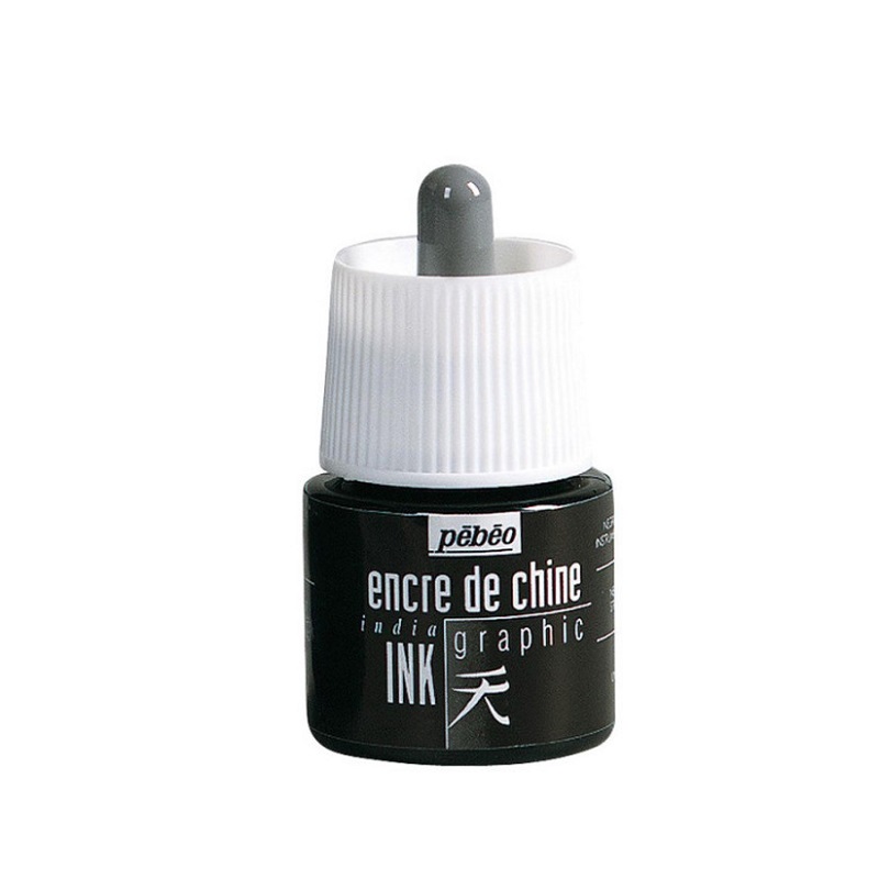 PEBEO grafický inkoust černý 45ml