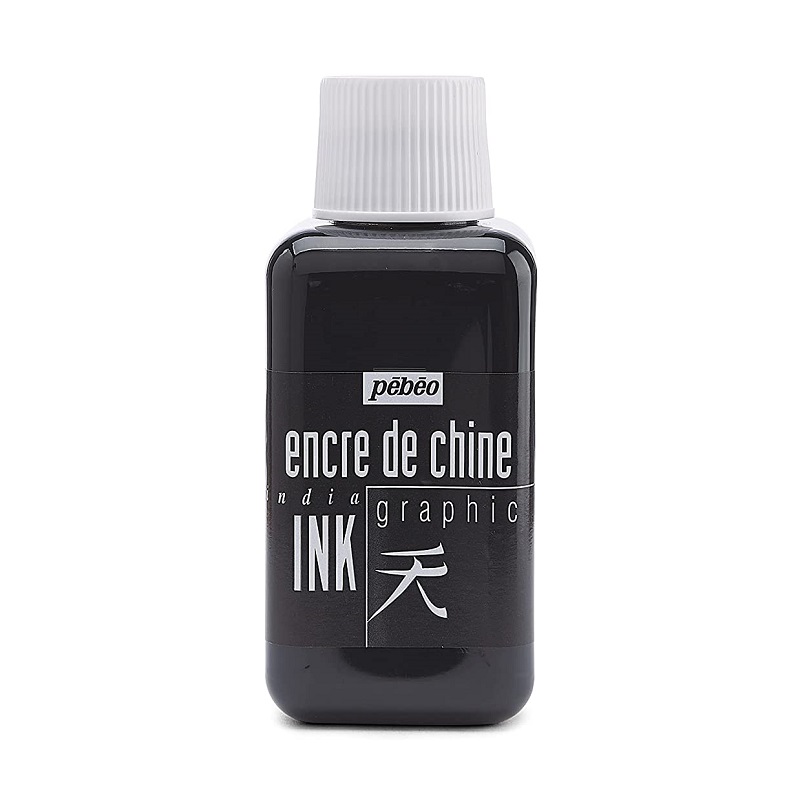 PEBEO grafický inkoust černý 250ml