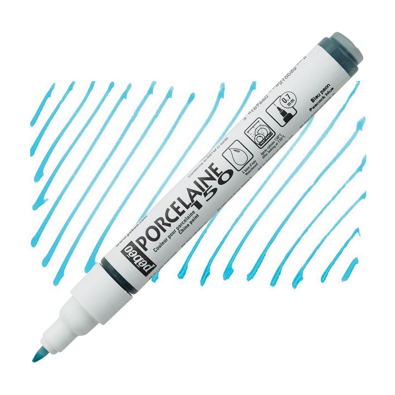 PEBEO Porcelaine 150 0,7mm, Peacock blue 05