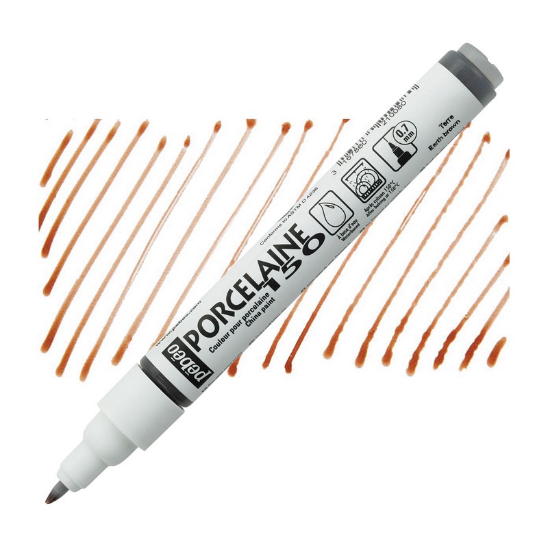 PEBEO Porcelaine 150 0,7mm, Earth brown 08