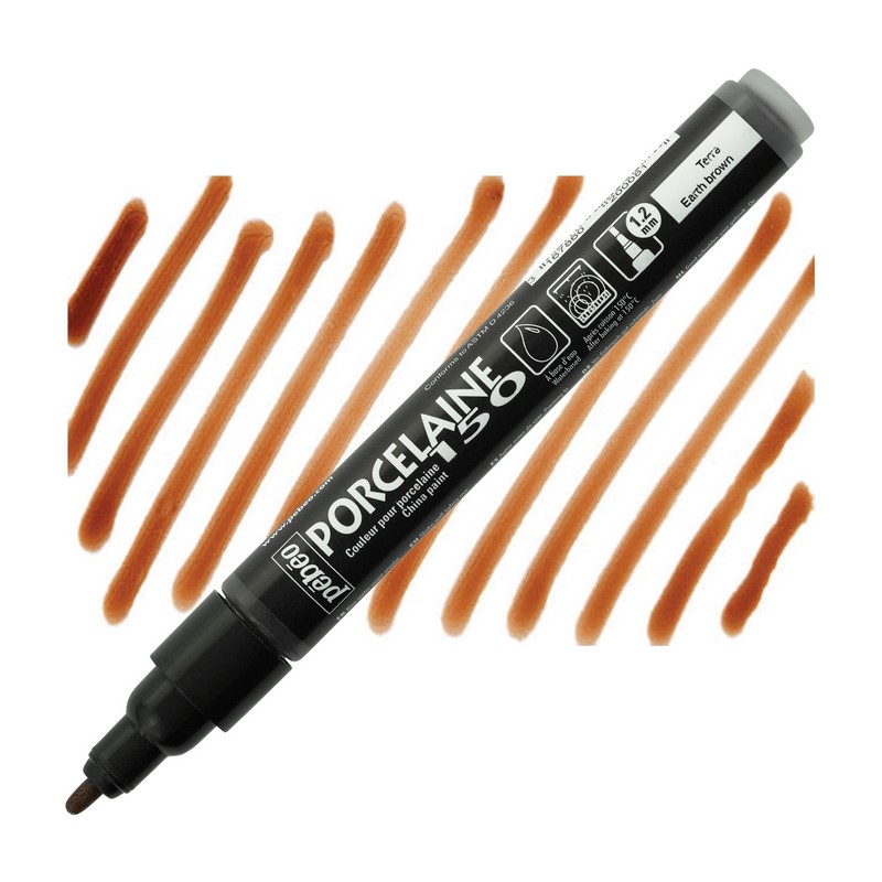PEBEO Porcelaine 150 1,2mm, Earth brown 08