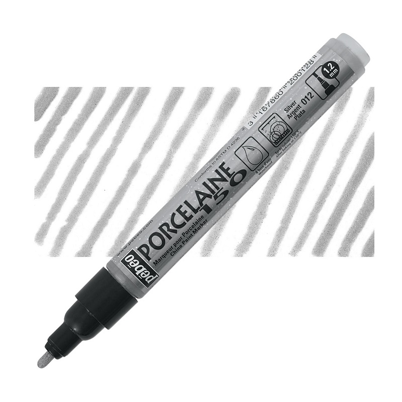 PEBEO Porcelaine 150 1,2mm, Silver 12