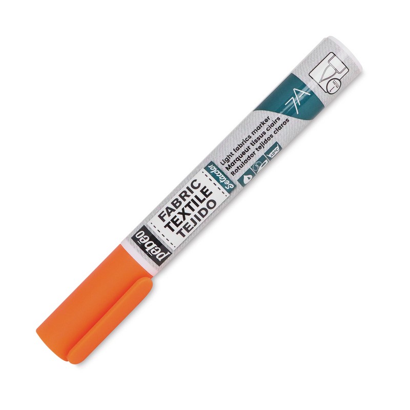 PEBEO Light Fabric na textil 7A Brush 1mm, Orange 03