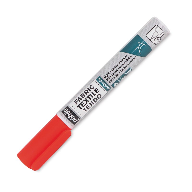 PEBEO Light Fabric na textil 7A Brush 1mm, Red 04