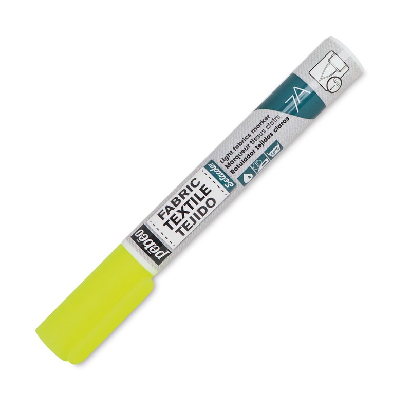 PEBEO Light Fabric na textil 7A Brush 1mm, Fluo yellow 71