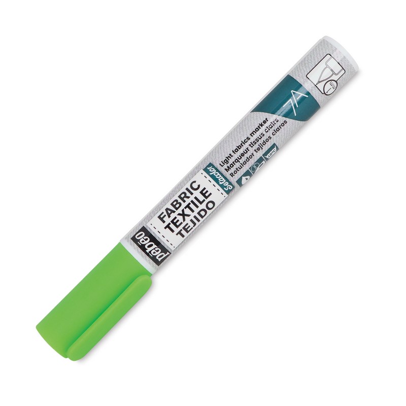 PEBEO Light Fabric na textil 7A Brush 1mm, Fluo green 76