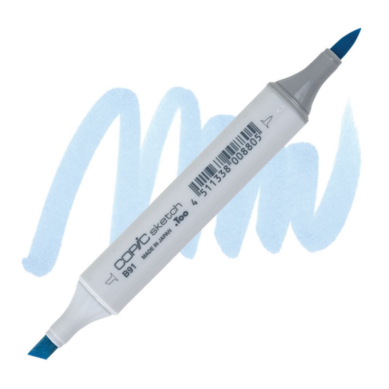 Lihová fixa COPIC Sketch oboustranná Brush & Chisel, B91 Pale grayish blue