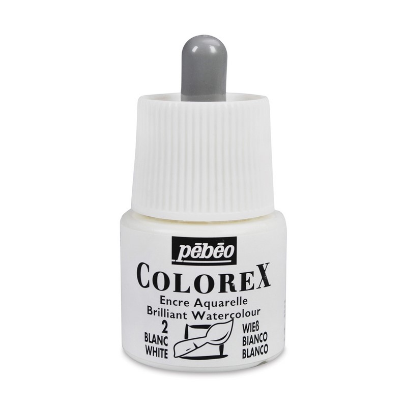 PEBEO akvarelový inkoust Colorex, White 02