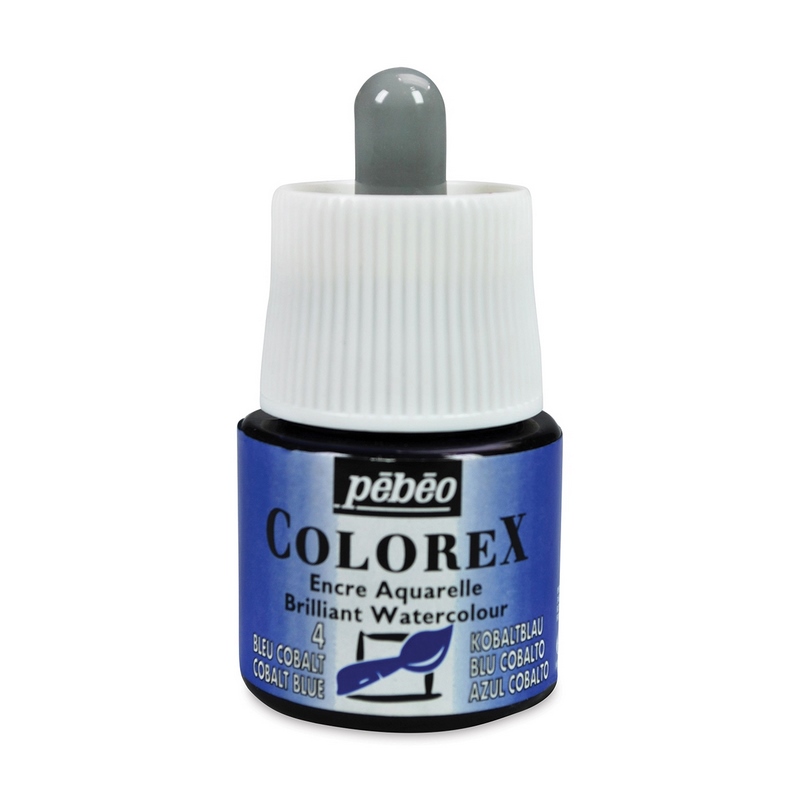 PEBEO akvarelový inkoust Colorex, Cobalt blue 04
