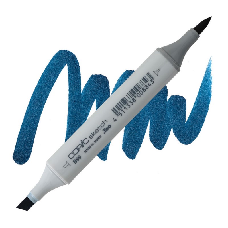 Lihová fixa COPIC Sketch oboustranná Brush & Chisel, B99 Agate