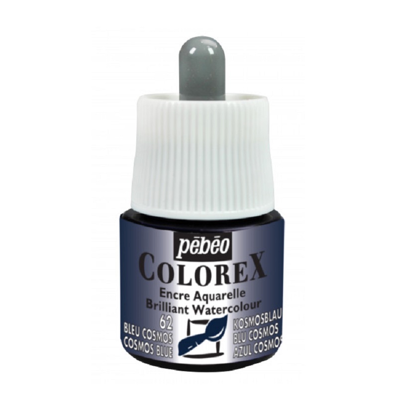 PEBEO akvarelový inkoust Colorex, Cosmos blue 62