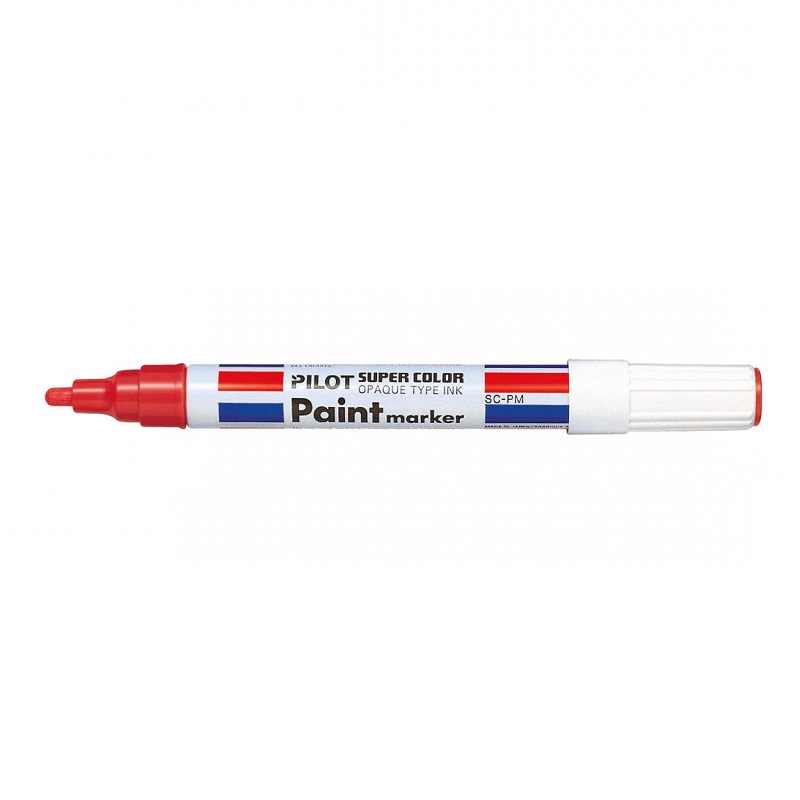 PILOT lakový Super Color Medium, červený