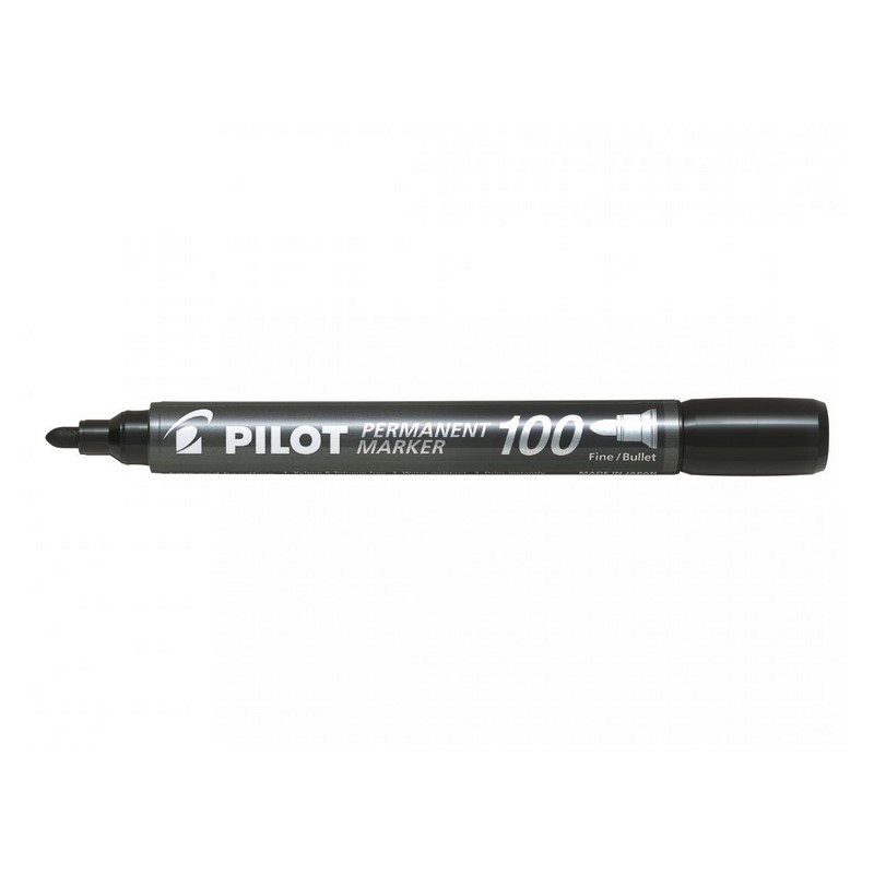 PILOT permanentní popisovač 100 kulatý, černý