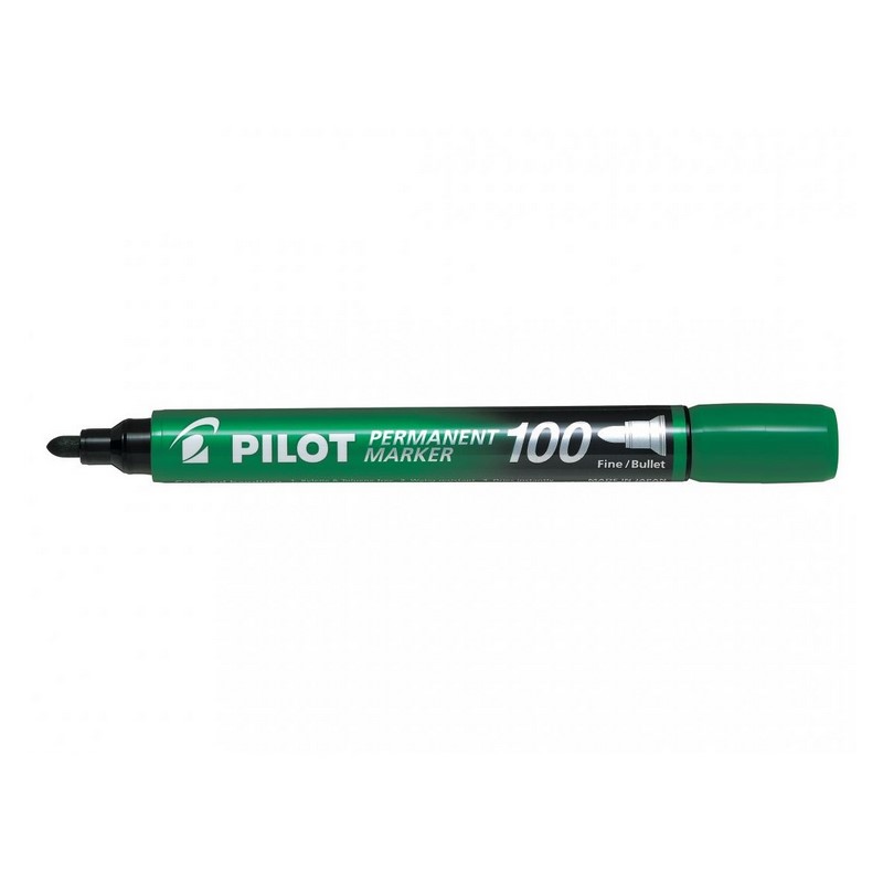 PILOT permanentní popisovač 100 kulatý, zelený