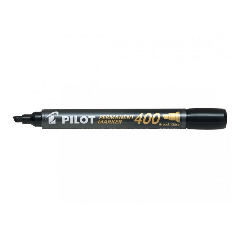 PILOT permanentní popisovač 400 šikmý, černý