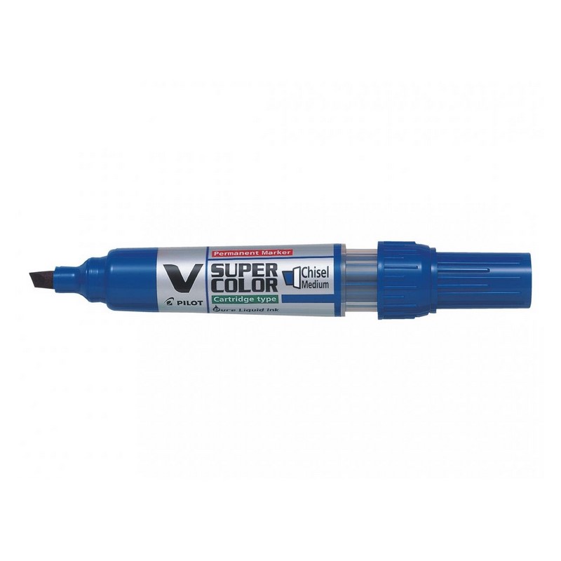 PILOT lihový V-Super Color Chisel, modrý