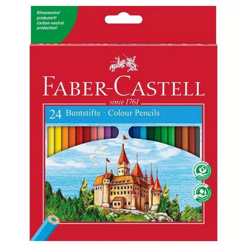 FABER-CASTELL Školní pastelky FABER-CASTELL, 24ks