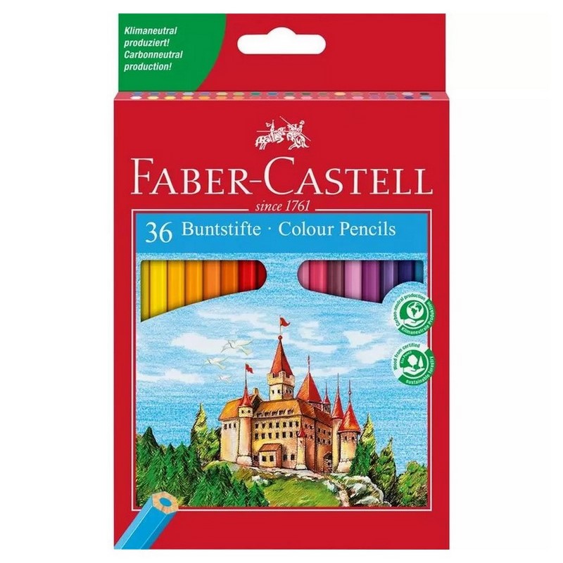 FABER-CASTELL Školní pastelky FABER-CASTELL, 36ks