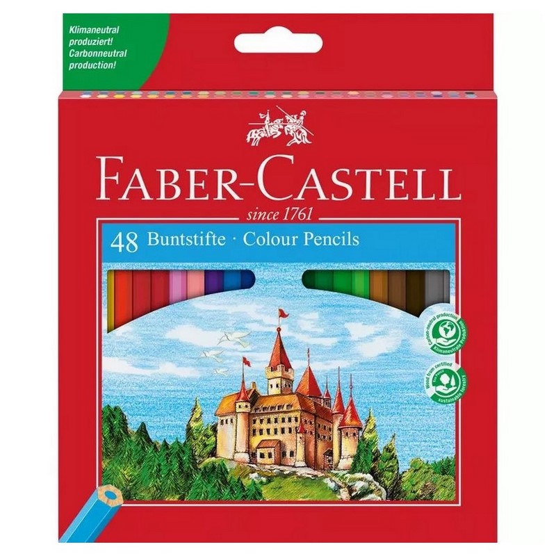 FABER-CASTELL Školní pastelky FABER-CASTELL, 48ks