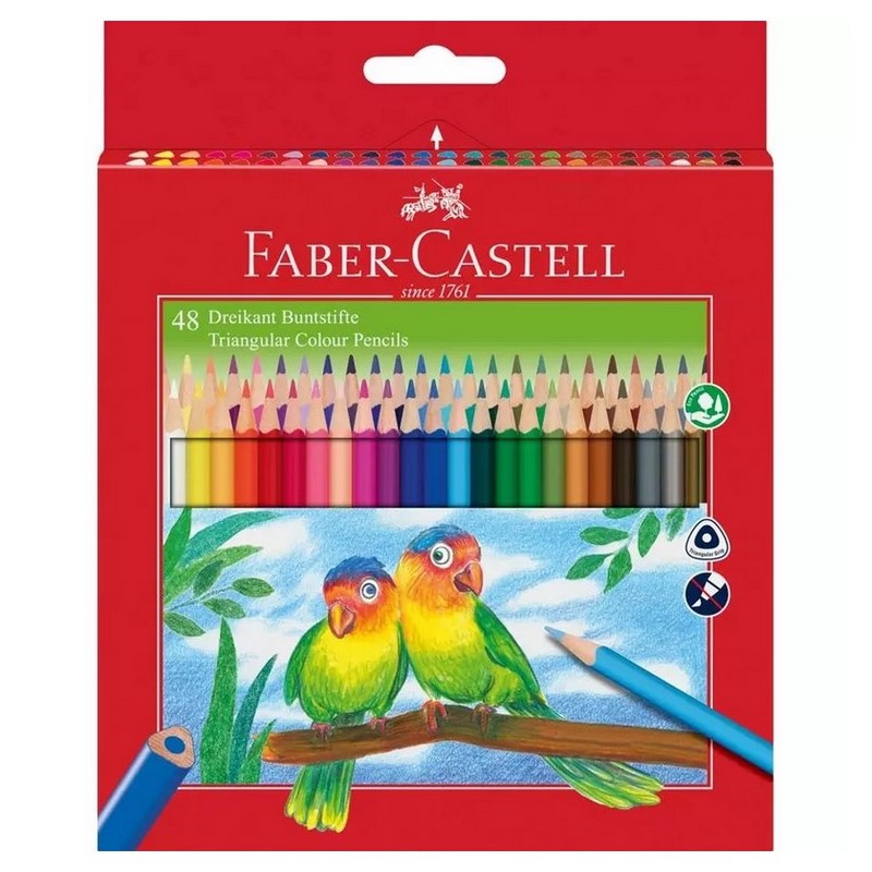 Školní pastelky FABER-CASTELL Ergo, 48ks