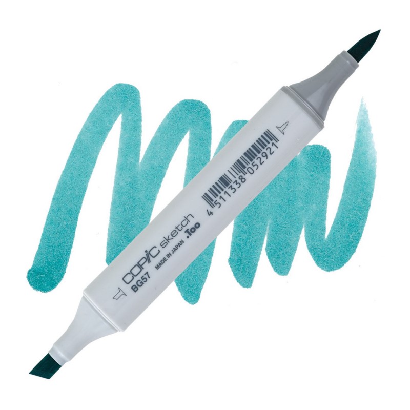 Lihová fixa COPIC Sketch oboustranná Brush & Chisel, BG57 Jasper