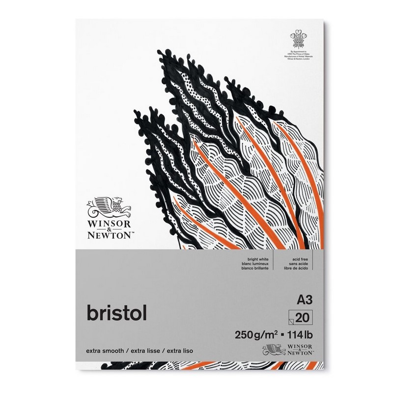 Blok WINSOR & NEWTON Bristol Pad, A3 20 listů