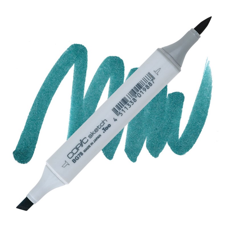Lihová fixa COPIC Sketch oboustranná Brush & Chisel, BG78 Bronze