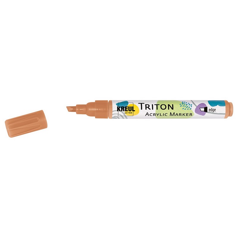 Akrylový popisovač KREUL Triton šikmý, měděný