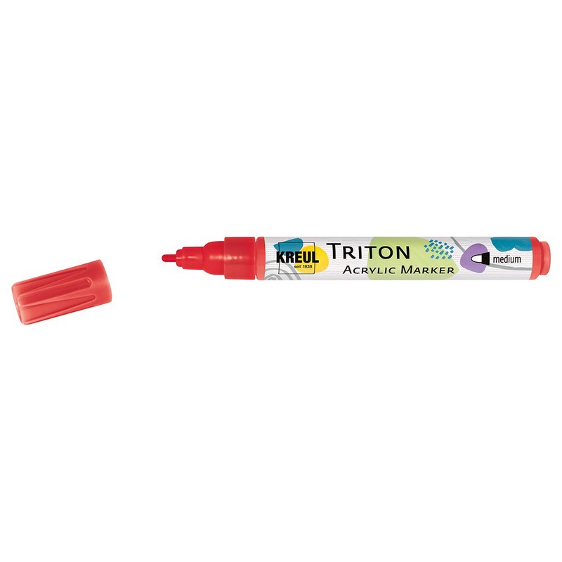 Akrylový popisovač KREUL Triton kulatý, třešňový