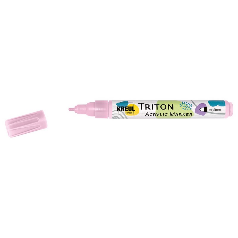 Akrylový popisovač KREUL Triton kulatý, růžový