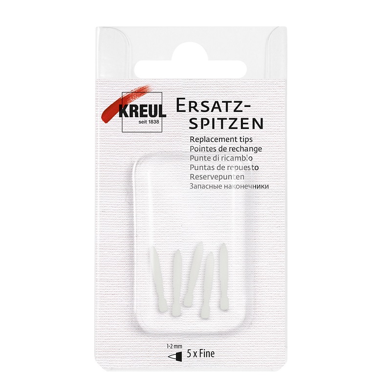 Náhradní hroty pro akrylový popisovač KREUL Triton tenký 1-2mm, 5ks