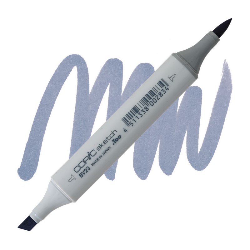 Lihová fixa COPIC Sketch oboustranná Brush & Chisel, BV23 Grayish lavender