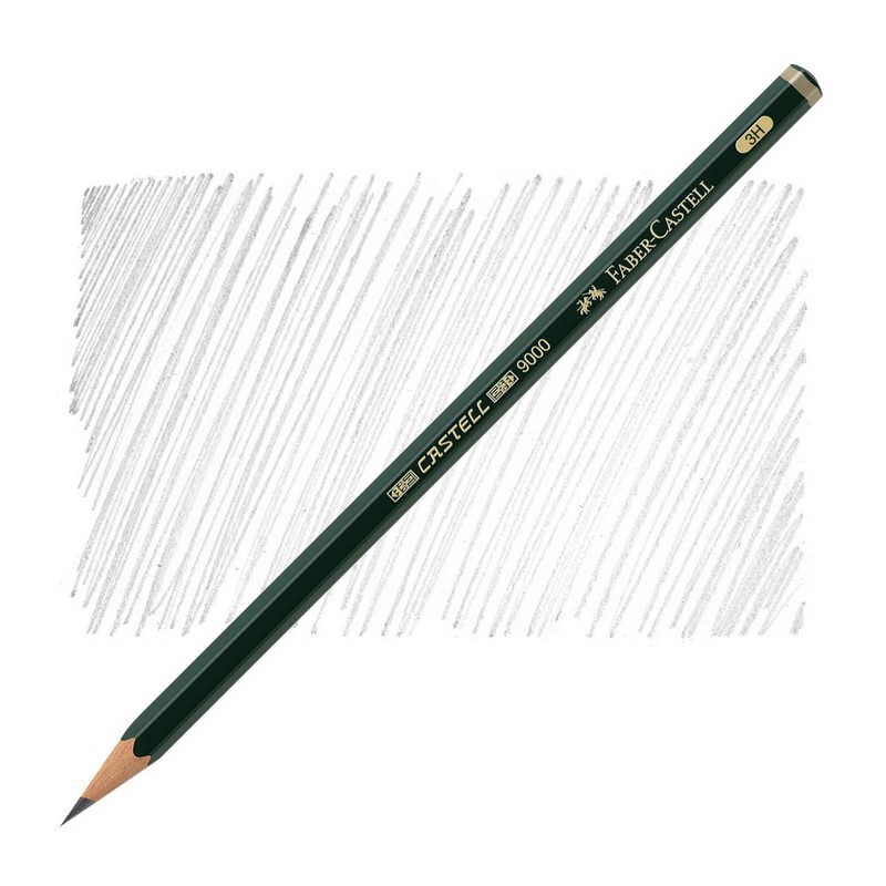 FABER-CASTELL grafitová tužka CASTELL 9000, 3H