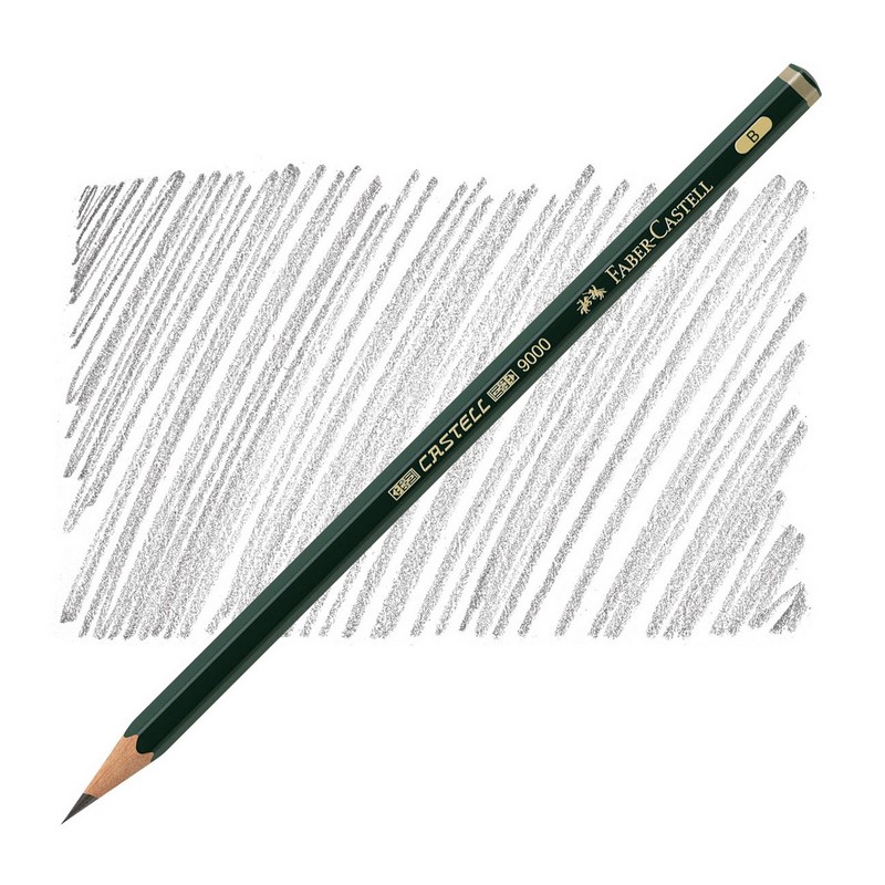 FABER-CASTELL grafitová tužka CASTELL 9000, B