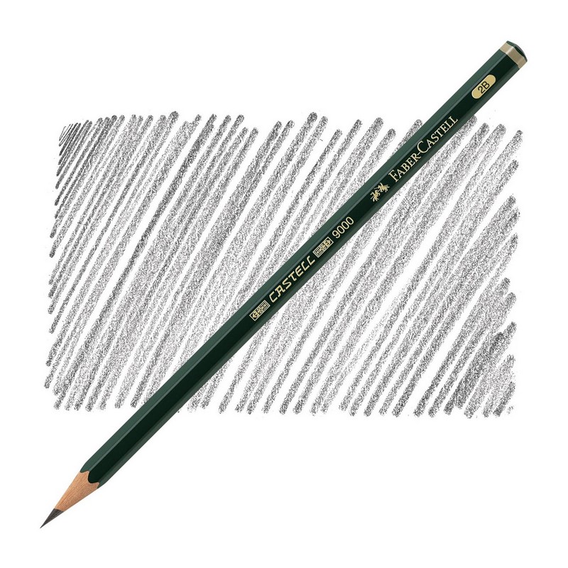 FABER-CASTELL grafitová tužka CASTELL 9000, 2B