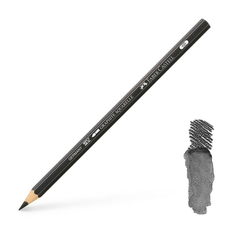 FABER-CASTELL grafitová tužka GRAPHITE AQUARELLE, 6B