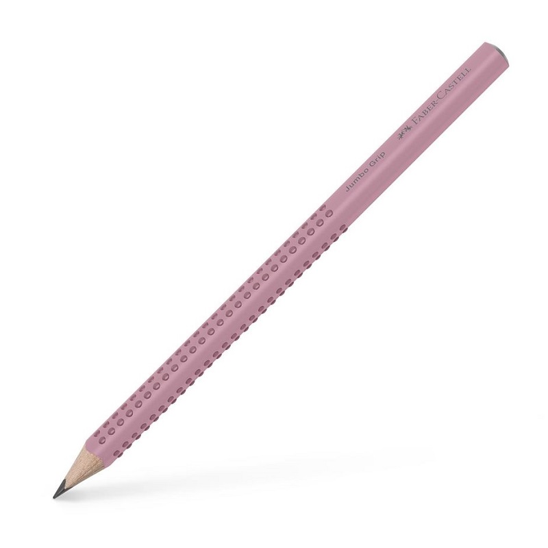 FABER-CASTELL grafitová tužka Grip JUMBO, B růžová