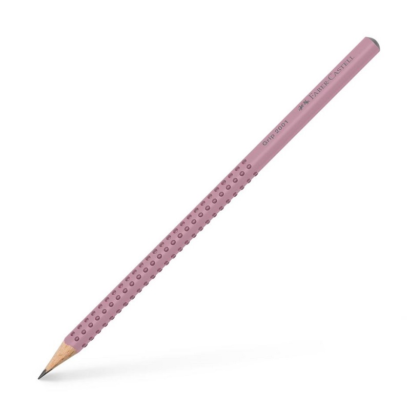FABER-CASTELL grafitová tužka Grip, B růžová