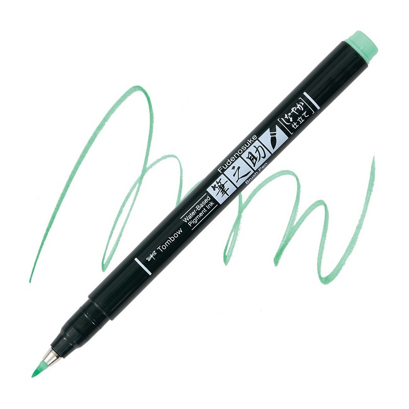 TOMBOW Fudenosuke, PASTEL zelená